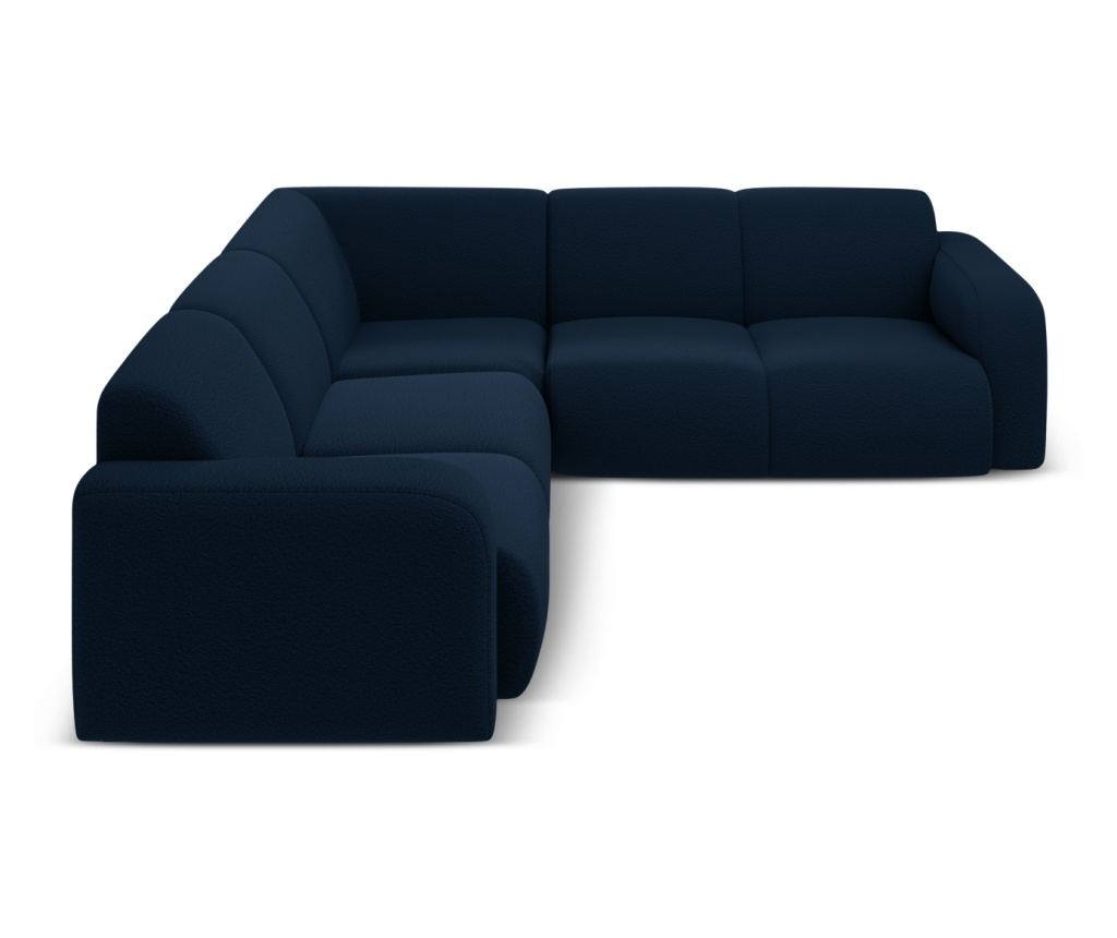 Sarokülőgarnitúra Micadoni Home 538755, Molino, Sötétkék, 75x252x252 cm - 3