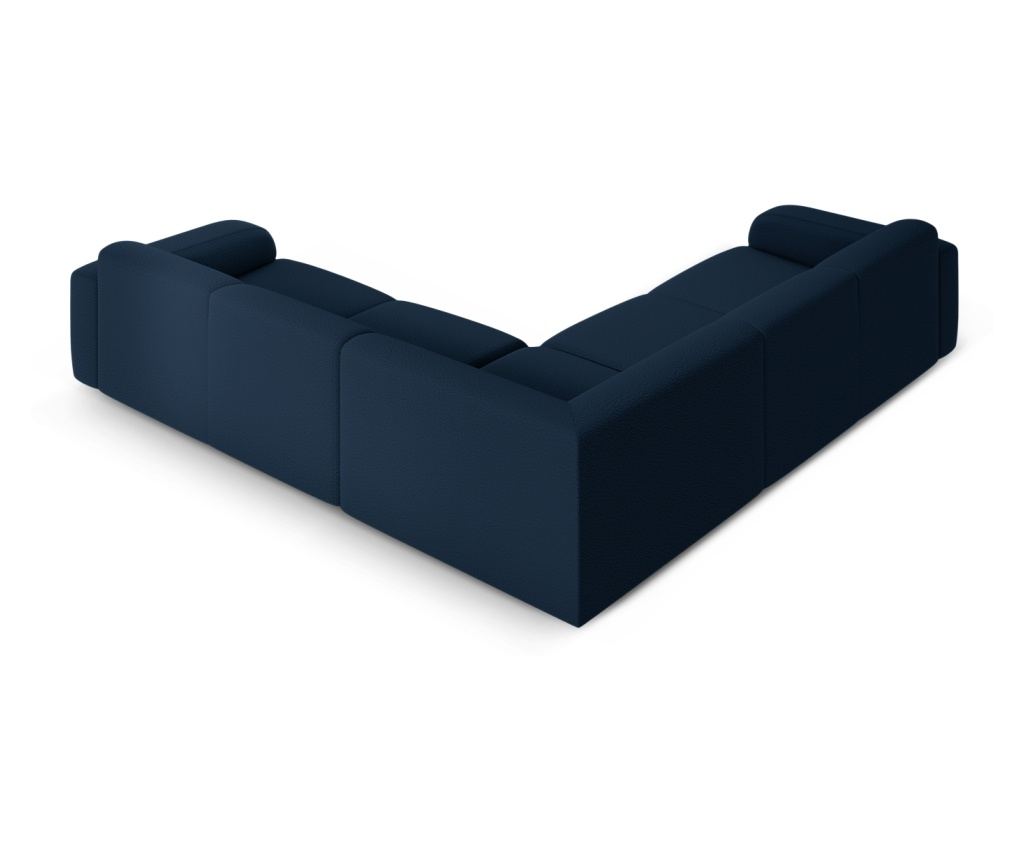Sarokülőgarnitúra Micadoni Home 538755, Molino, Sötétkék, 75x252x252 cm - 5