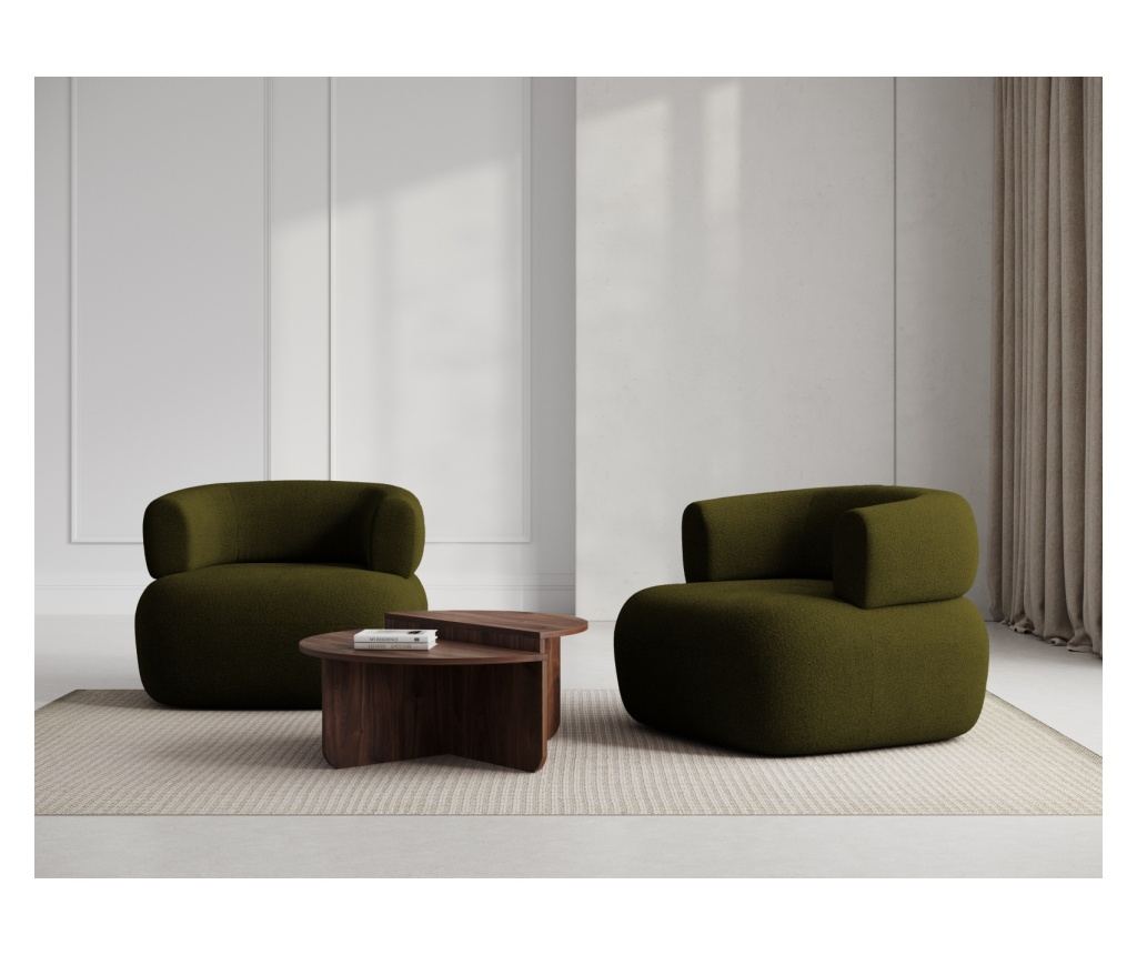 Micadoni Home 537202 Jenny Fotel, Zöld, 73x88x90 cm - 2