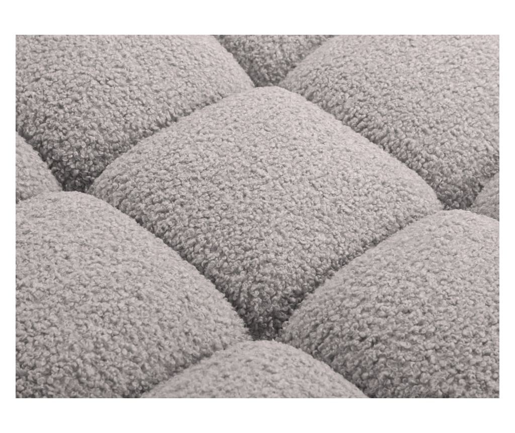 Moduláris 3-személyes kanapé Micadoni Home 537958, Bellis, világosszürke, 70x94x282 cm - 6