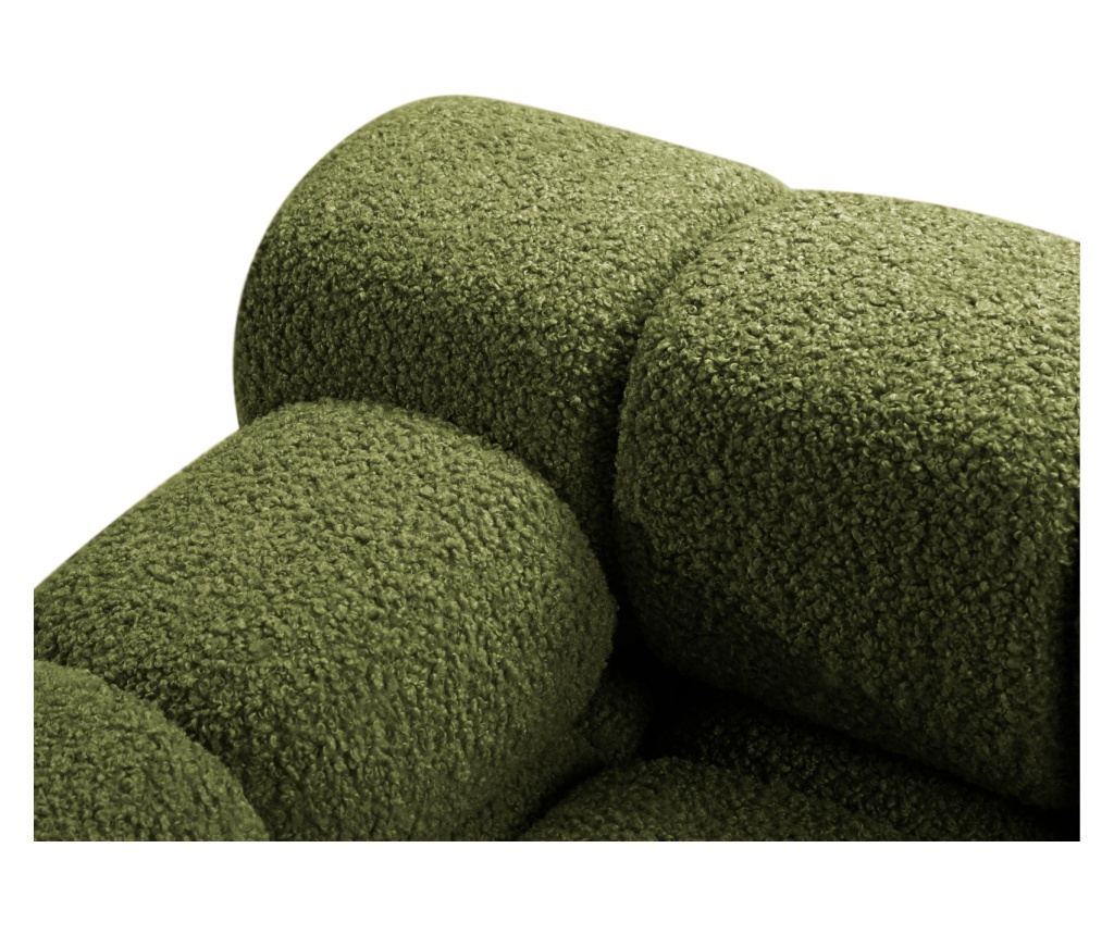 Micadoni Home Bellis Moduláris Háromszemélyes Kanapé, Zöld - 7