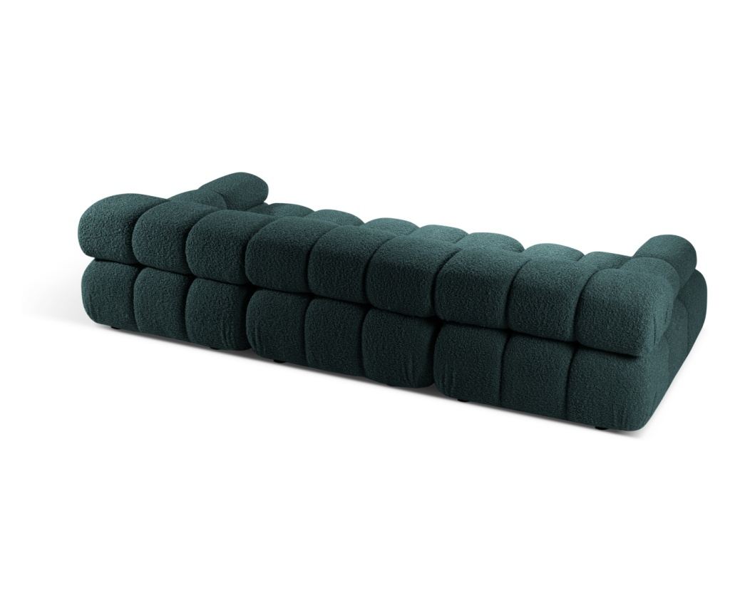 Moduláris háromszemélyes kanapé Micadoni Home Bellis, kék-zöld - 3