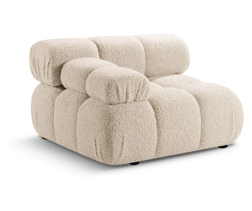 Micadoni Home 536679 Sarokmodul, Bellis, világosbézs, 70x94x94 cm - 2