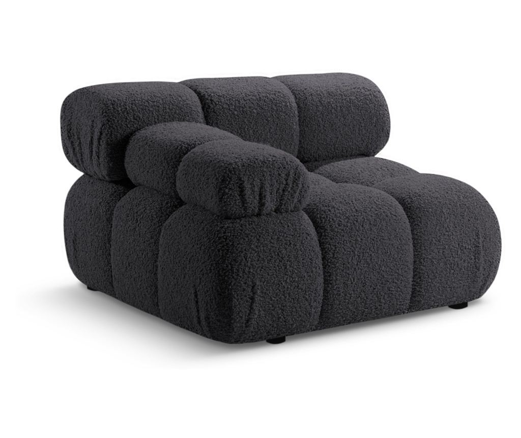 Micadoni Home 536679 Sarok elem, Bellis, grafit, 70x94x94 cm - 2