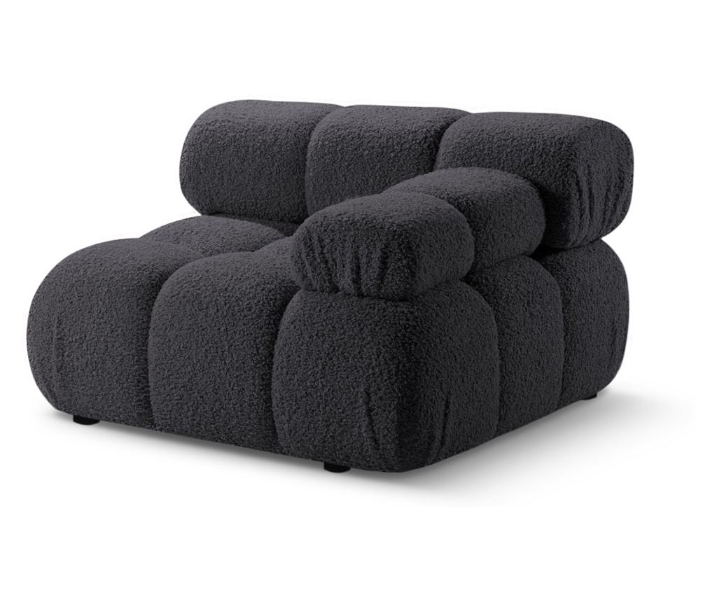 Micadoni Home 536679 Sarokmodul, Bellis, Grafit, 70x94x94 cm - 2
