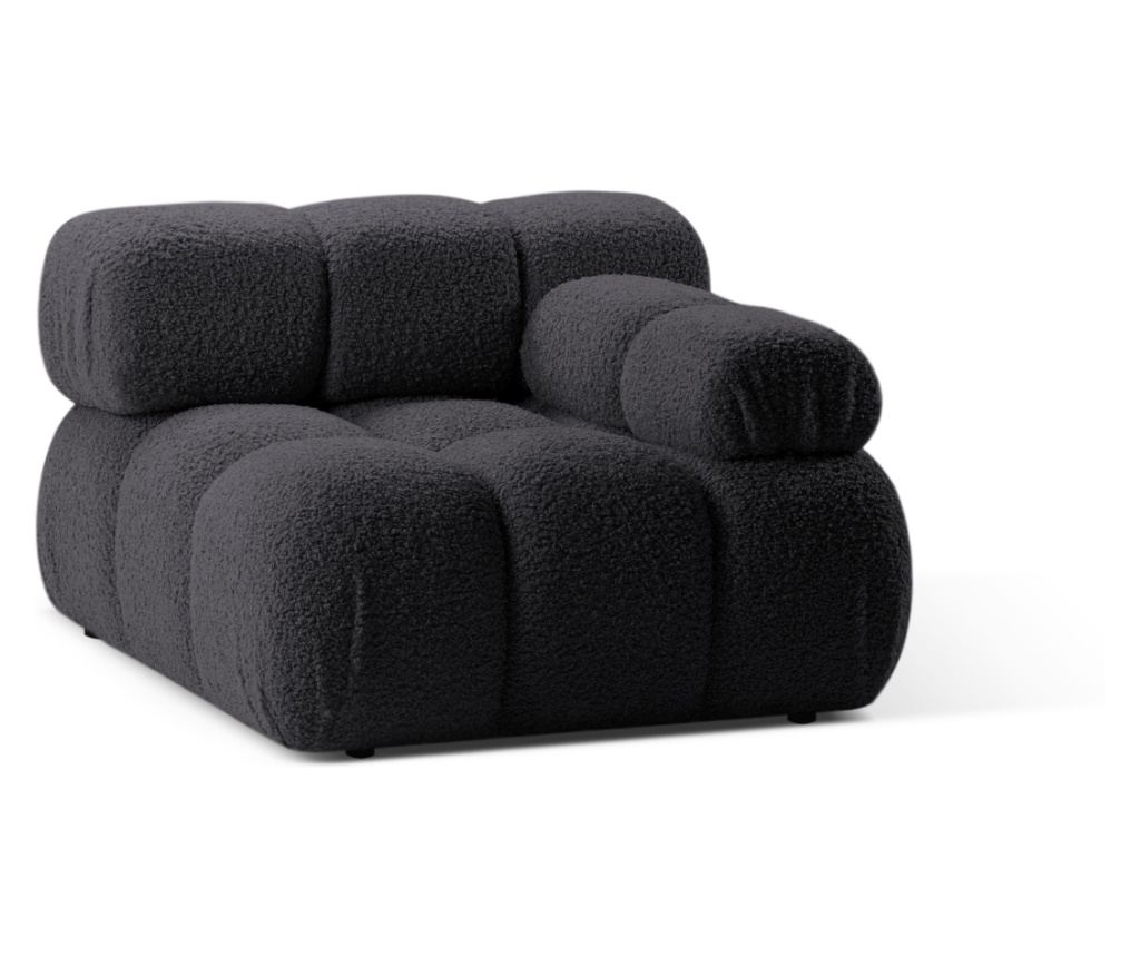 Micadoni Home 536679 Sarokmodul, Bellis, Grafit, 70x94x94 cm - 3