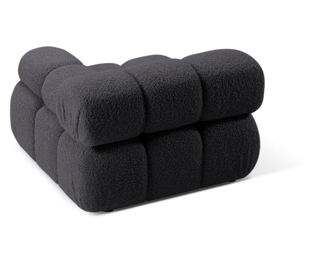 Micadoni Home 536679 Sarokmodul, Bellis, Grafit, 70x94x94 cm - 4