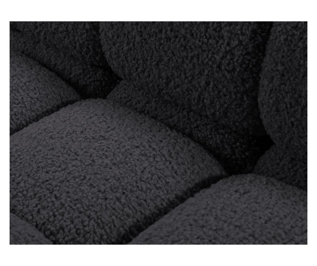 Micadoni Home 536834 Kanapéágy, Bellis, Grafit, 70x94x155 cm - 6