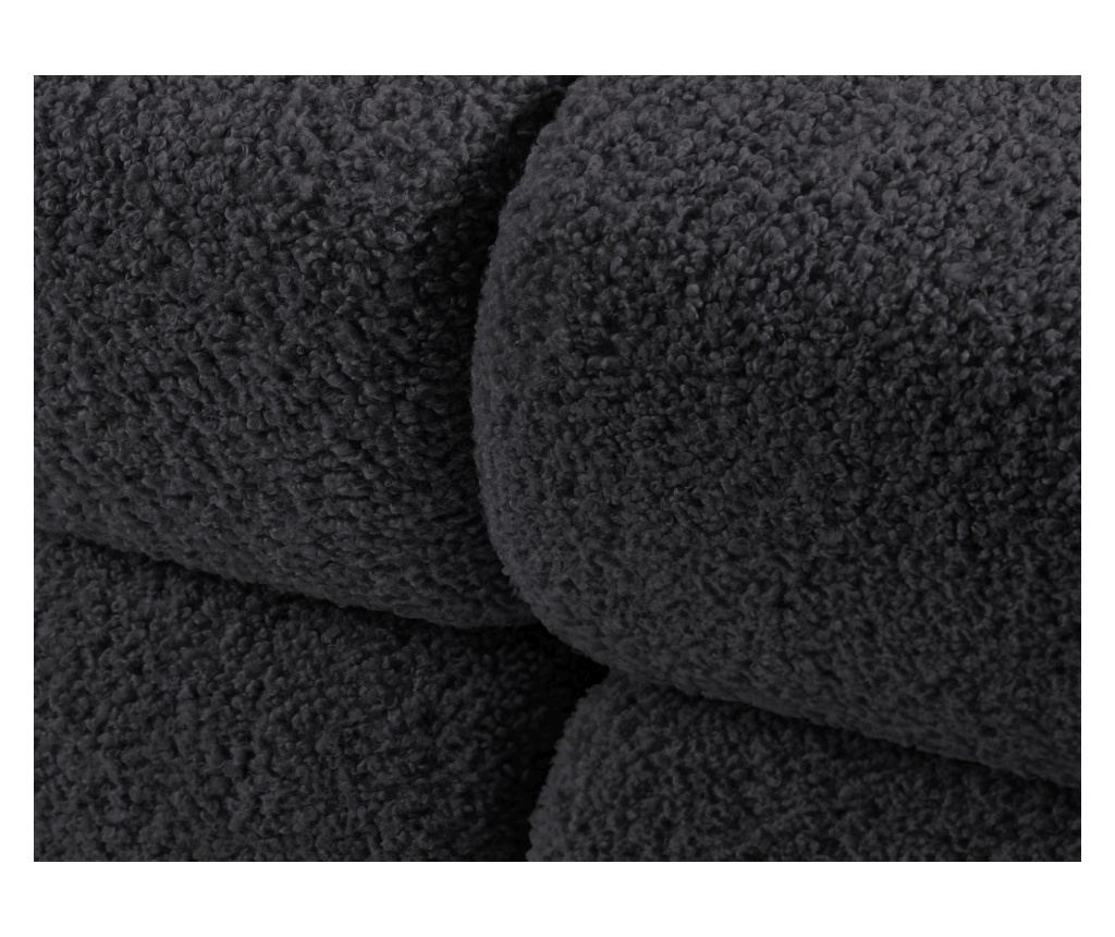 Micadoni Home 536834 Kanapéágy, Bellis, Grafit, 70x94x155 cm - 8