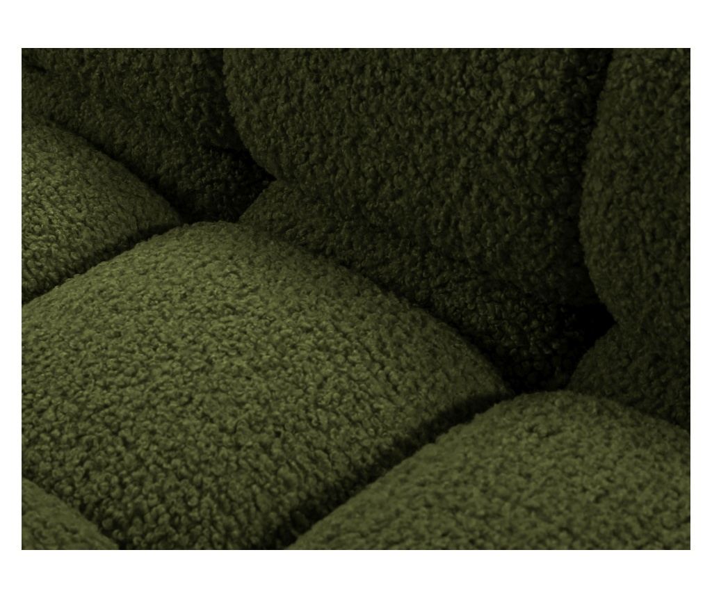 Micadoni Home 536834 Kanapé, Bellis, Zöld, 70x94x155 cm - 6