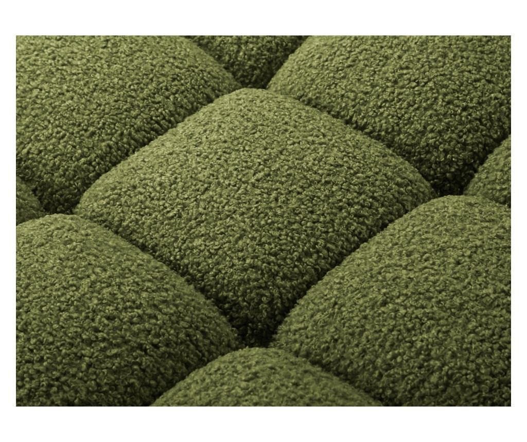 Micadoni Home 536834 Kanapé, Bellis, Zöld, 70x94x155 cm - 7