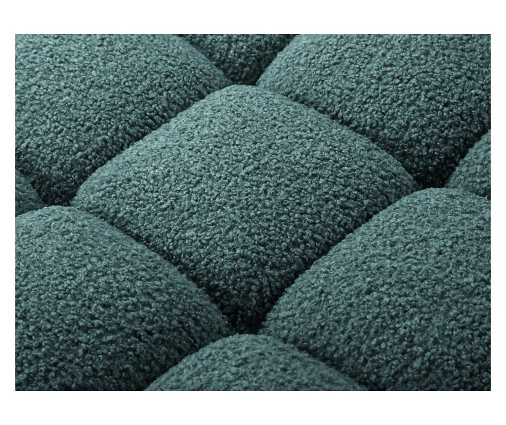 Moduláris sarokülés Micadoni Home 536882, Bellis, kék-zöld, 70x155x282 cm - 6
