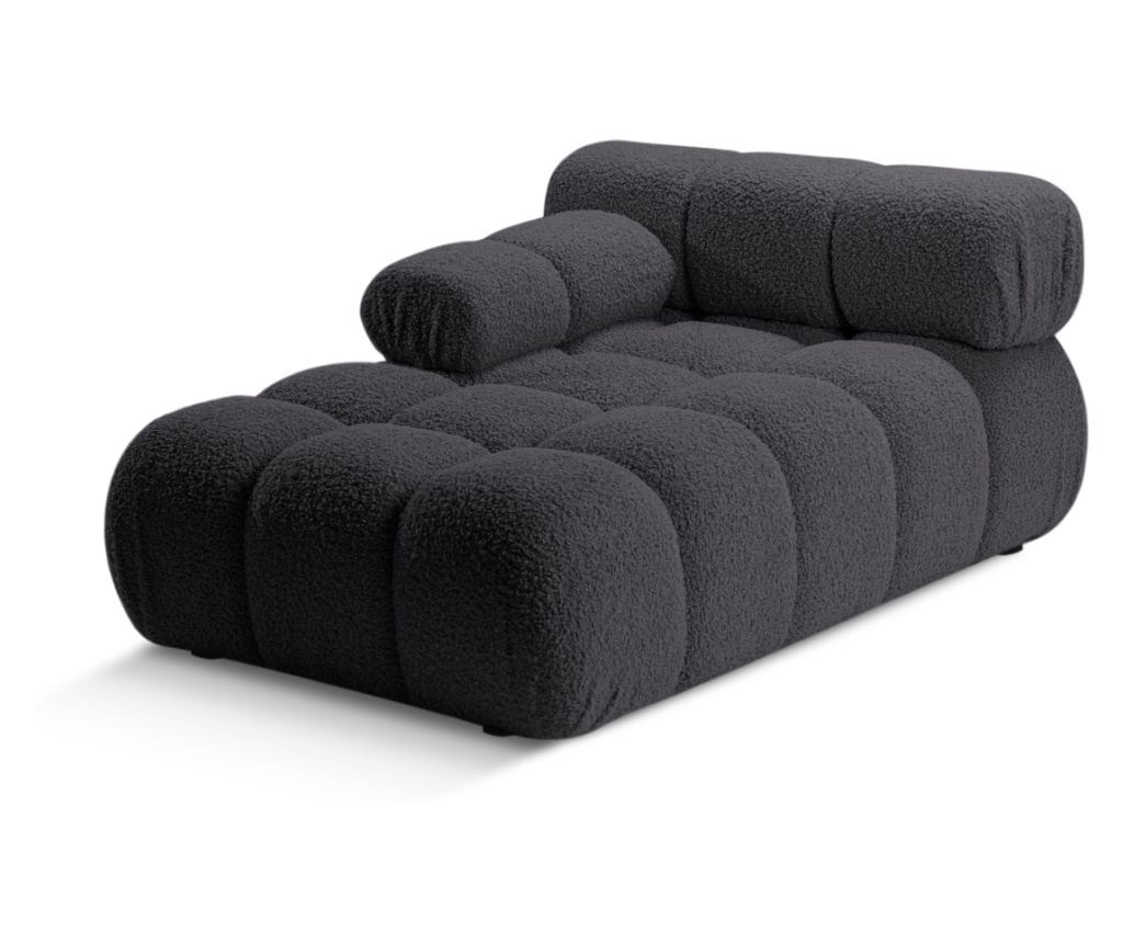 Micadoni Home Bellis Graphite Chaise Lounge - 2