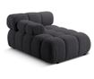 Micadoni Home Bellis Graphite Chaise Lounge thumbnail 3
