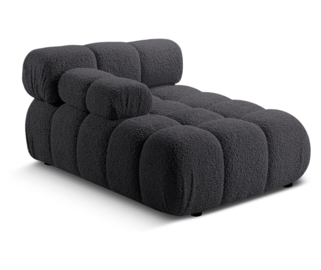 Micadoni Home Bellis Graphite Chaise Lounge - 3