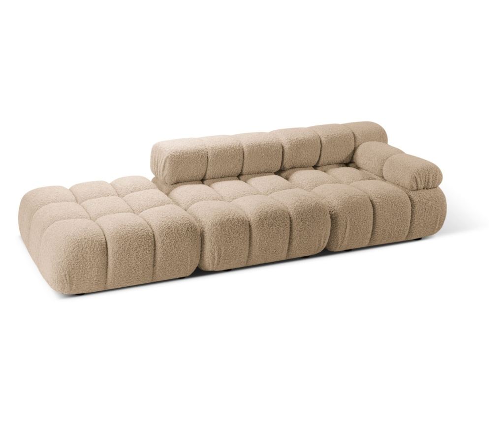 Moduláris sarokkanapé Micadoni Home 536715, Bellis, Homok, 70x94x282 cm - 2