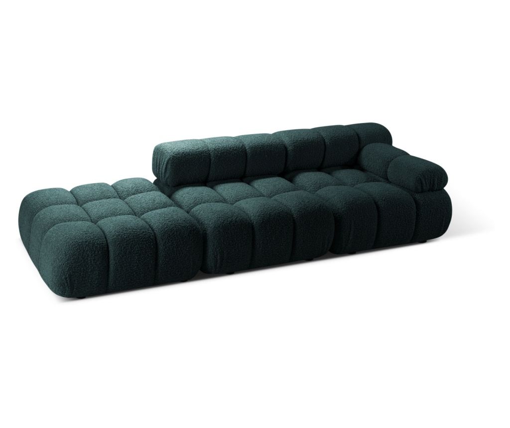 Micadoni Home Bellis moduláris sarokgarnitúra, kék-zöld - 3