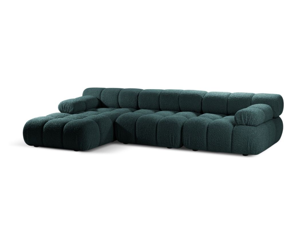 Micadoni Home Bellis moduláris sarokgarnitúra, kék-zöld - 2