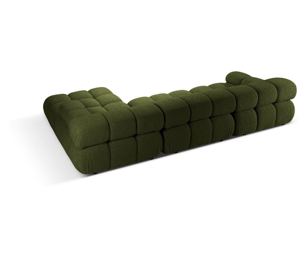 Micadoni Home Bellis moduláris sarokgarnitúra, zöld - 3