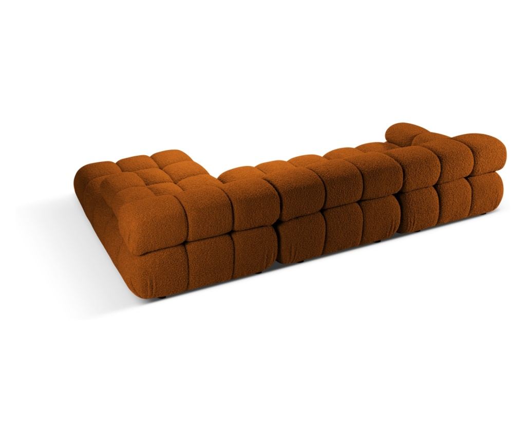 Micadoni Home Bellis Moduláris Sarokgarnitúra, Tégla Szín - 3