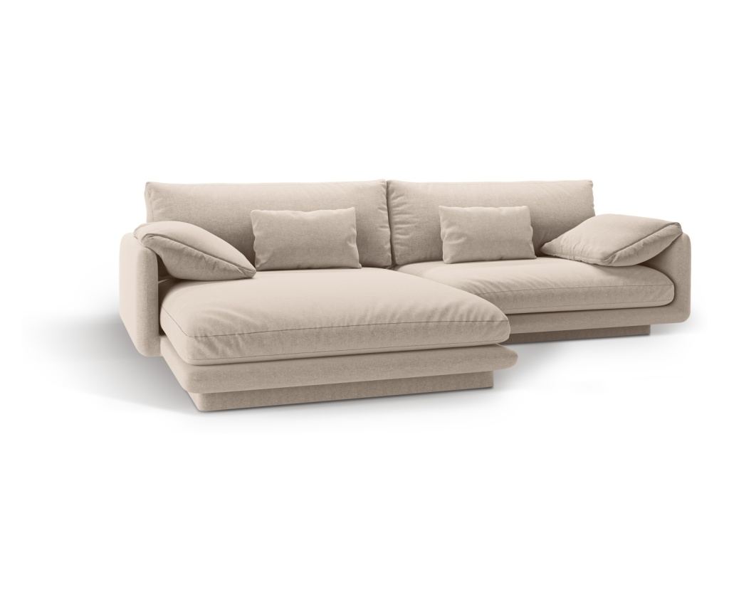 Micadoni Home Torino világos bézs sarokgarnitúra - 4