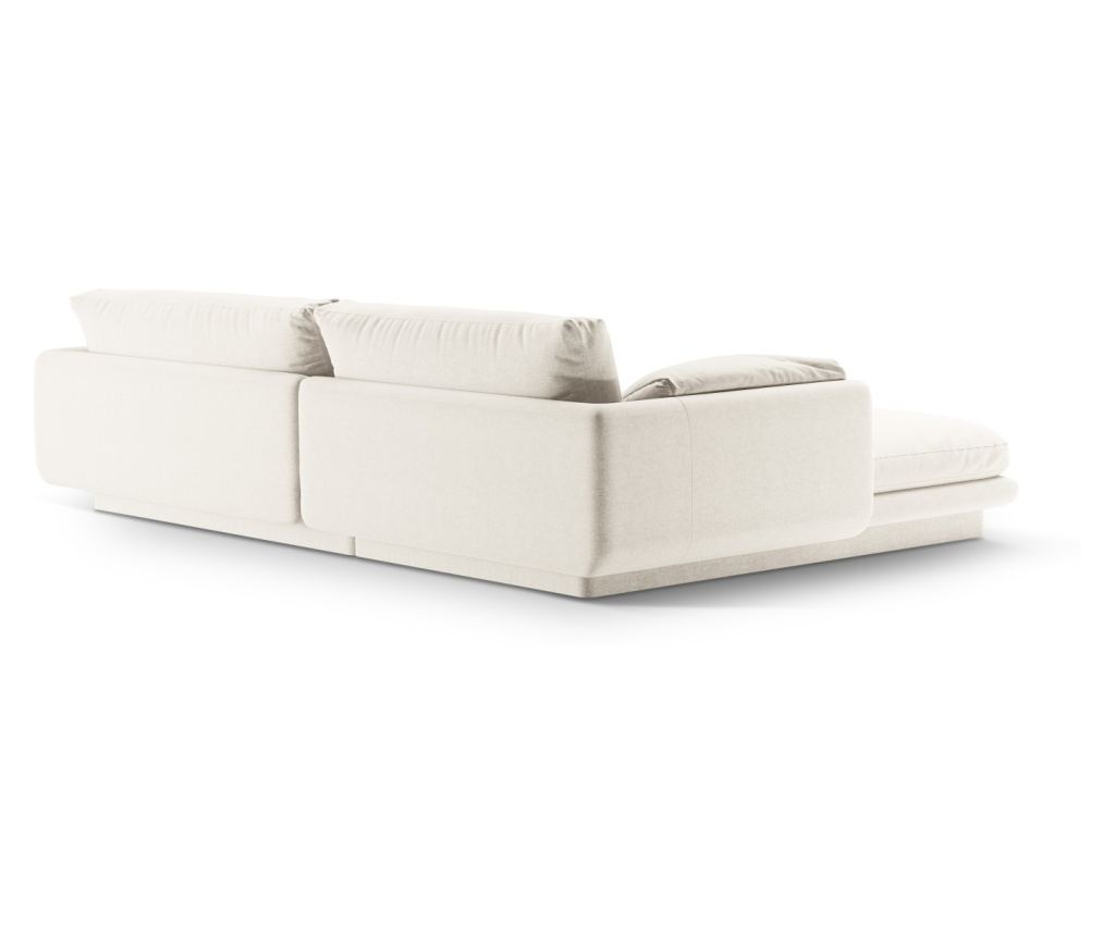 Sarokülőgarnitúra Micadoni Home 538876, Torino, Krém, Fehér, 83x170x250 cm - 3