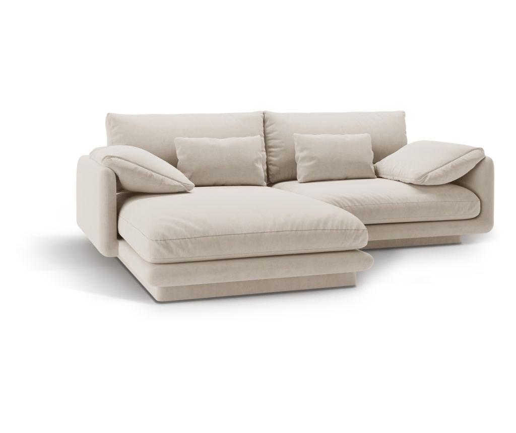 Micadoni Home 538900 sarokülő, ekrü, 83x170x220 cm - 4