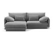 Sarokkanapé Micadoni Home 538900, Torino, Világosszürke, 83x170x220 cm thumbnail 1