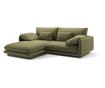 Sarokülőgarnitúra Micadoni Home 538900, Torino, Világoszöld, 83x170x220 cm thumbnail 2