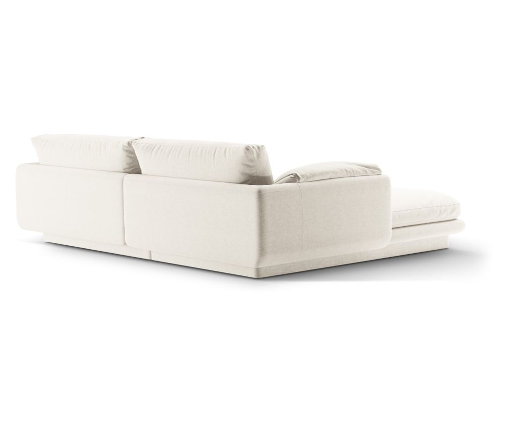 Sarokkanapé Micadoni Home 538900, Torino, Krém, Fehér, 83x170x220 cm - 5