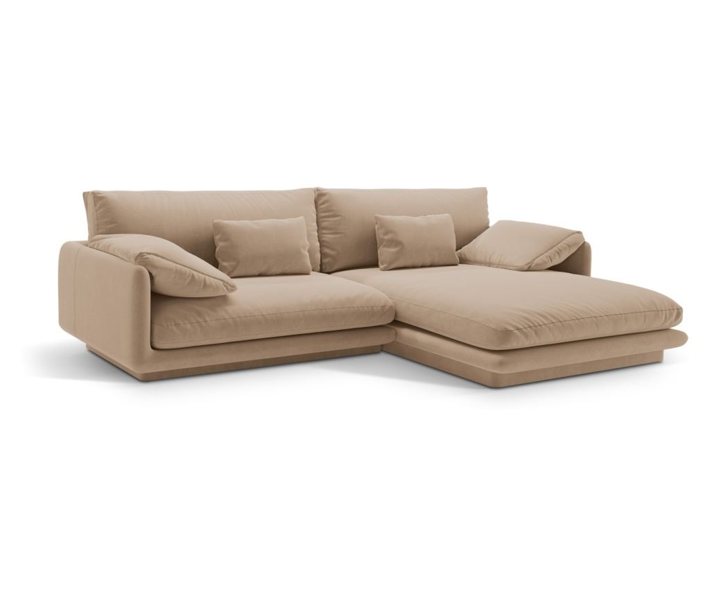 Sarokkanapé Micadoni Home 538876, Torino, Homok, 83x170x250 cm - 2