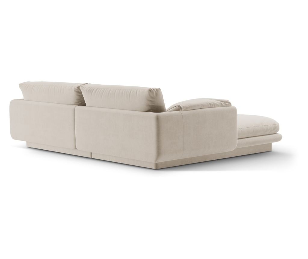 Sarokkanapé Micadoni Home 538900, Torino, ekrü, 83x170x220 cm - 5
