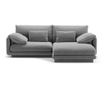 Sarokkanapé Micadoni Home 538900, Torino, Világosszürke, 83x170x220 cm thumbnail 1