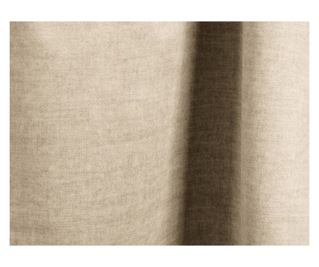 Moduláris U-alakú sarokülőgarnitúra Micadoni Home 539068, Martina, világosbézs, 75x280x406 cm - 4