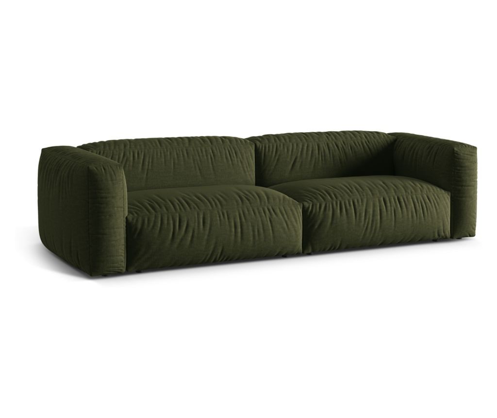 Moduláris Panoráma Kanapé Micadoni Home 538978, Martina, Zöld, 75x106x320 cm - 2