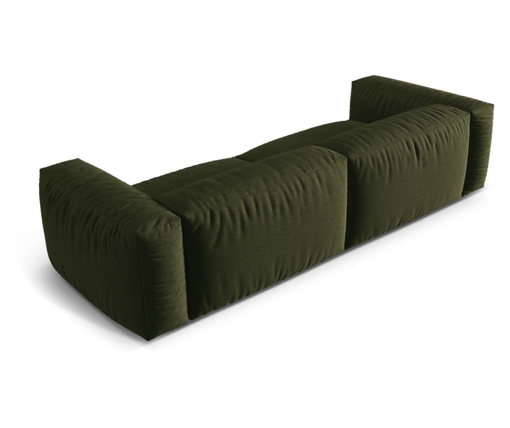 Moduláris Panoráma Kanapé Micadoni Home 538978, Martina, Zöld, 75x106x320 cm - 3