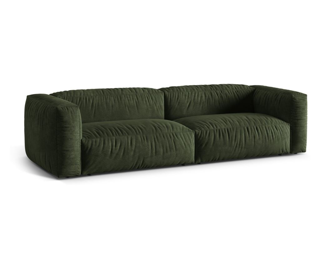 Moduláris panoráma kanapé Micadoni Home 538978, Martina, zöld, 75x106x320 cm - 2