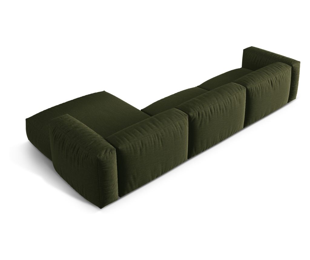 Moduláris sarokgarnitúra Micadoni Home 538996, Martina, Zöld, 75x176x330 cm - 4