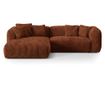 Moduláris sarokkanapé Micadoni Home 539032, Martina, tégla színű, 75x176x280 cm thumbnail 1