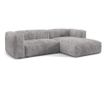 Micadoni Home Martina Модулен ъглов диван, светлосив thumbnail 1