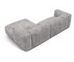 Moduláris sarokgarnitúra Micadoni Home 539032, Martina, világos szürke, 75x176x280 cm thumbnail 4