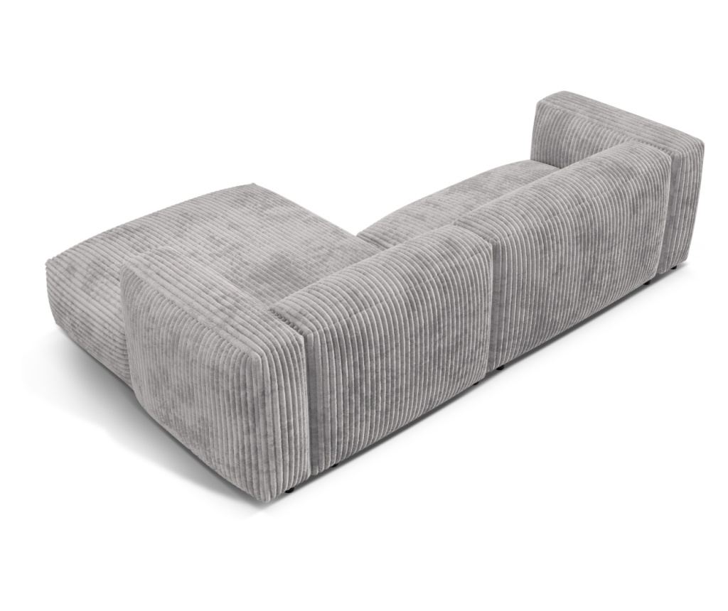 Micadoni Home Martina Модулен ъглов диван, светлосив - 5