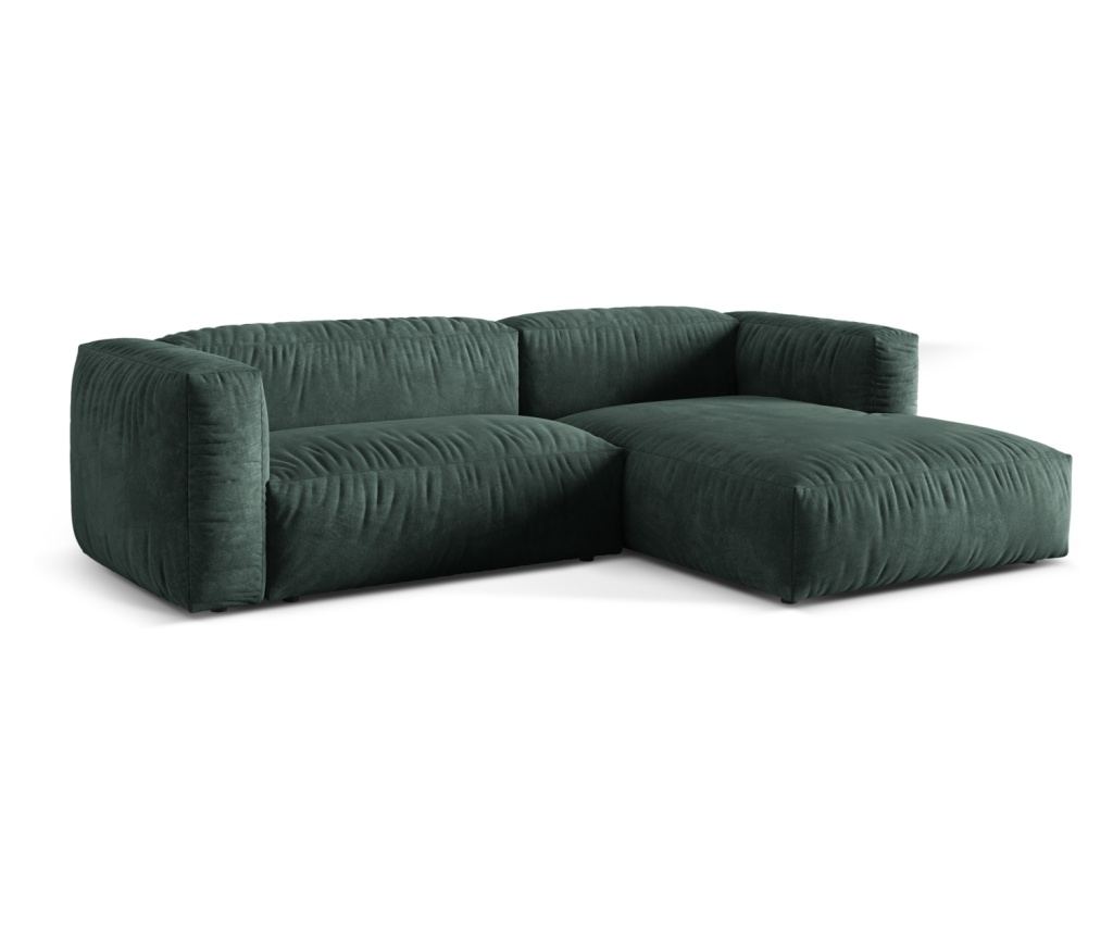 Moduláris sarokülő Micadoni Home 539032, Martina, kék-zöld, 75x176x280 cm - 2
