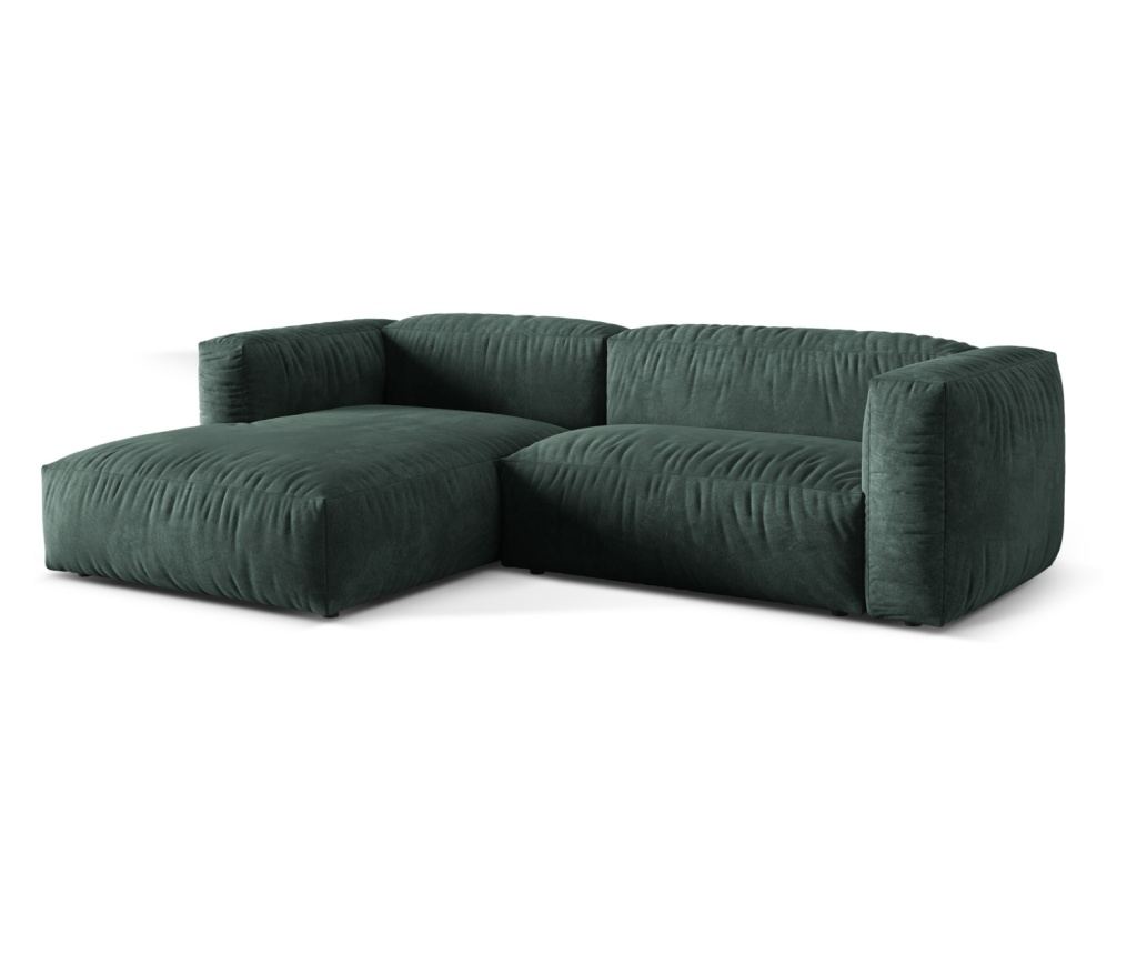 Moduláris sarokülő Micadoni Home 539032, Martina, kék-zöld, 75x176x280 cm - 2