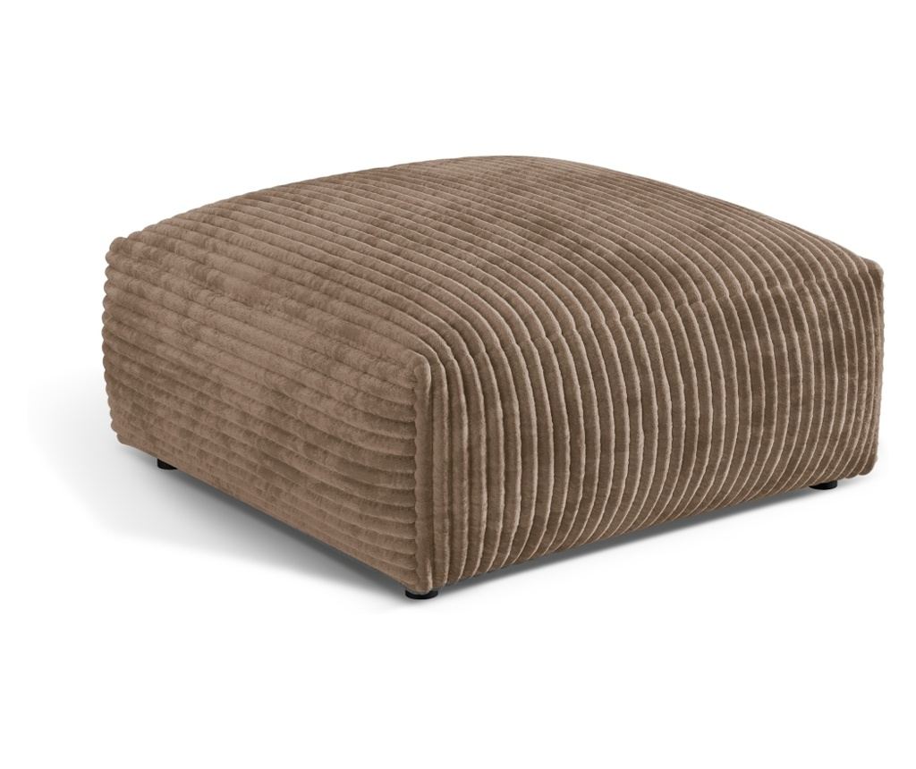 Micadoni Home 539176 Ottomán, Martina, Tölgyfa szín, 44x106x106 cm - 2