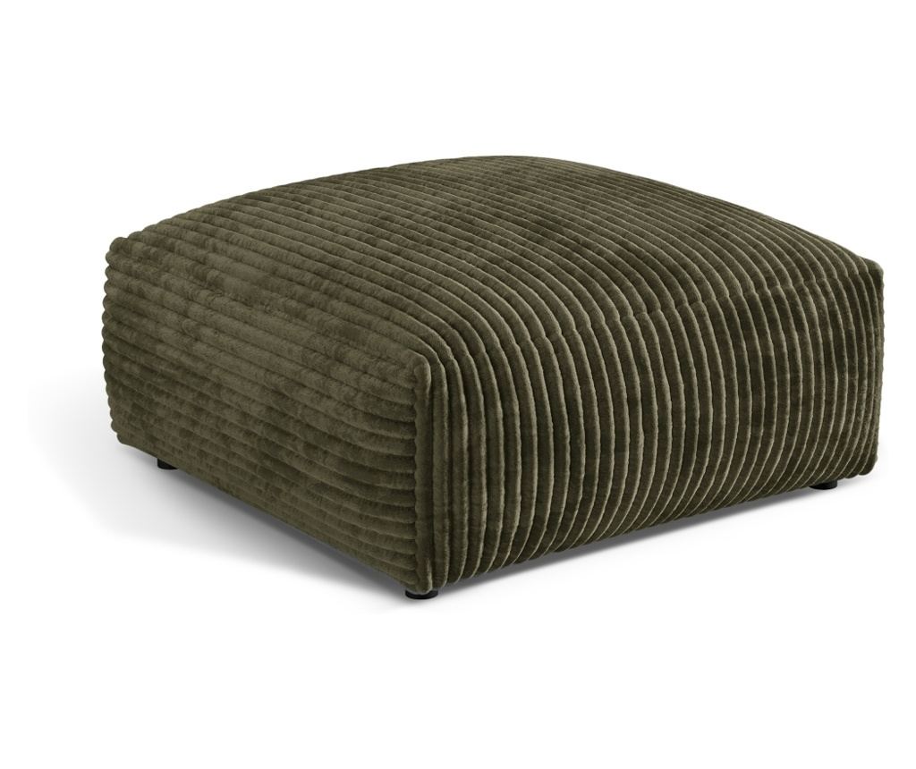 Micadoni Home 539176 Ottomán, Martina, mohazöld, 44x106x106 cm - 3