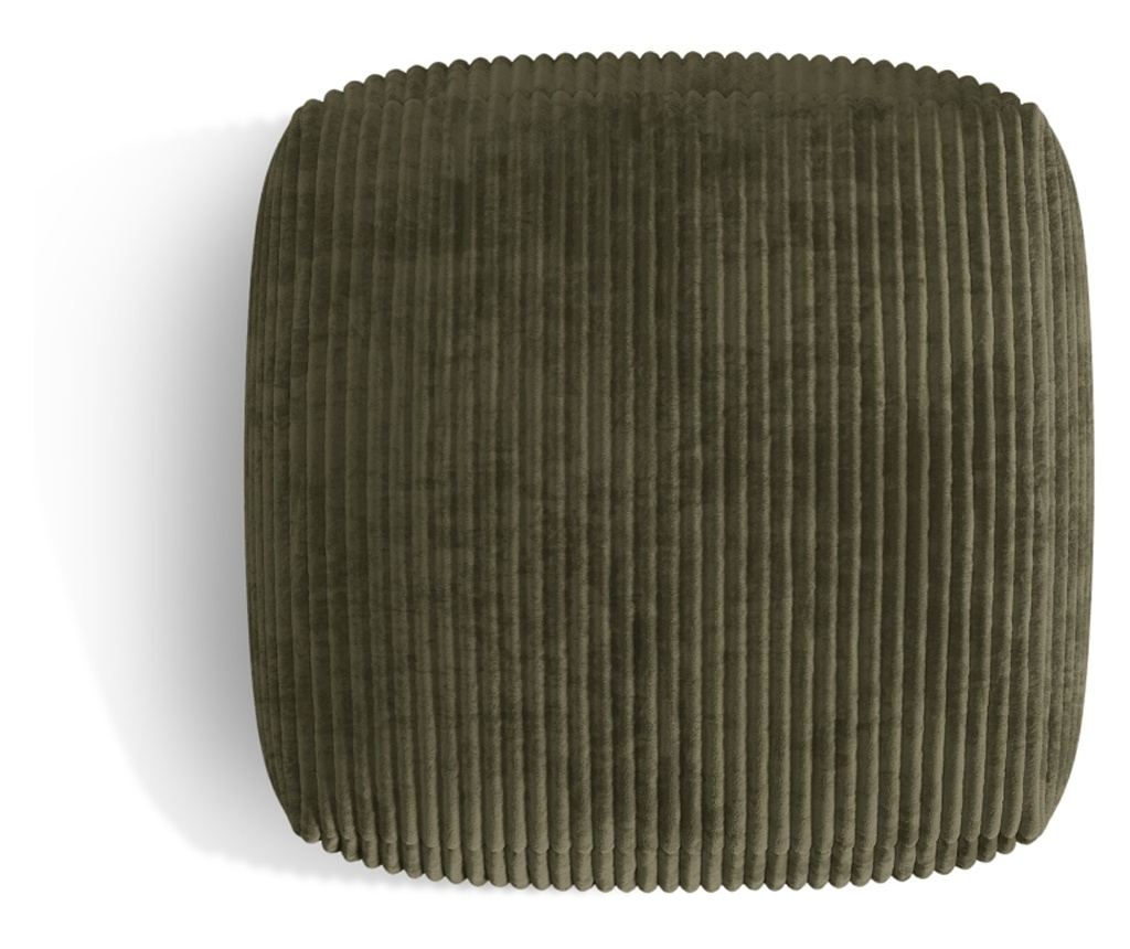 Micadoni Home 539176 Ottomán, Martina, mohazöld, 44x106x106 cm - 5