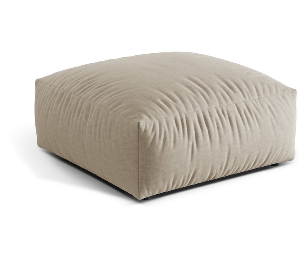 Micadoni Home 539176 Ottomán, Martina, világosbézs, 44x106x106 cm - 3