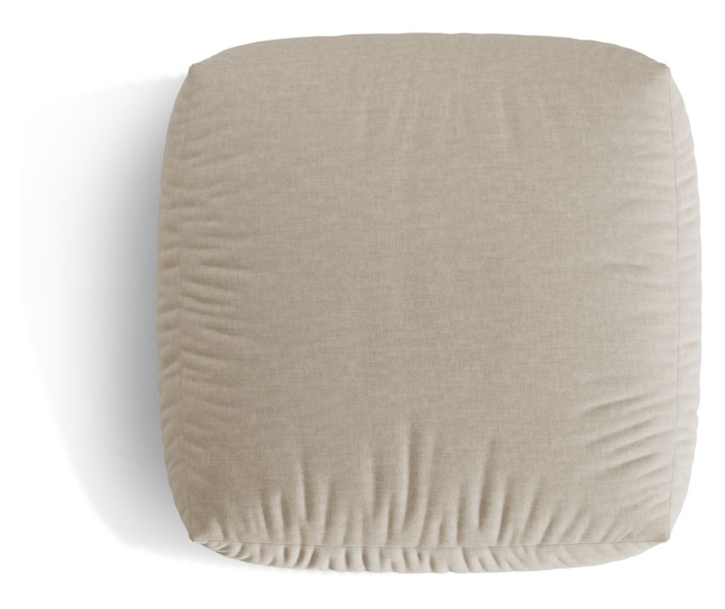 Micadoni Home 539176 Ottomán, Martina, világosbézs, 44x106x106 cm - 5