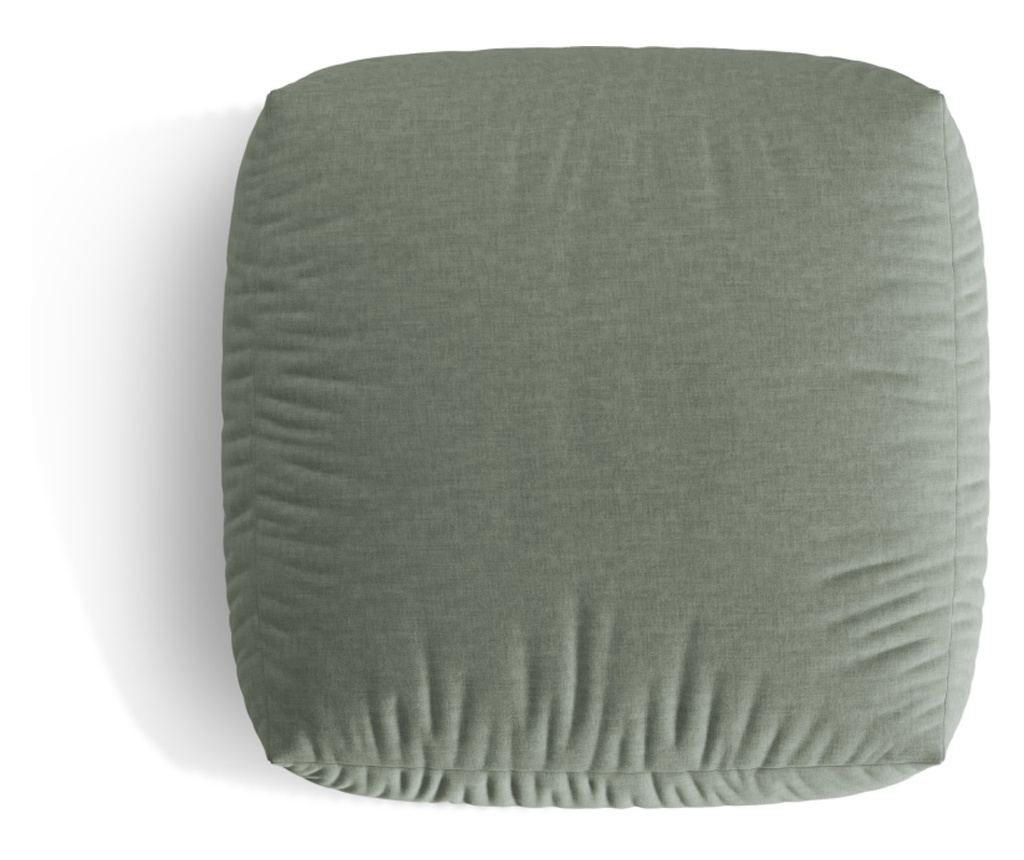 Micadoni Home 539176 Ottomán, Martina, Mohazöld, 44x106x106 cm - 5